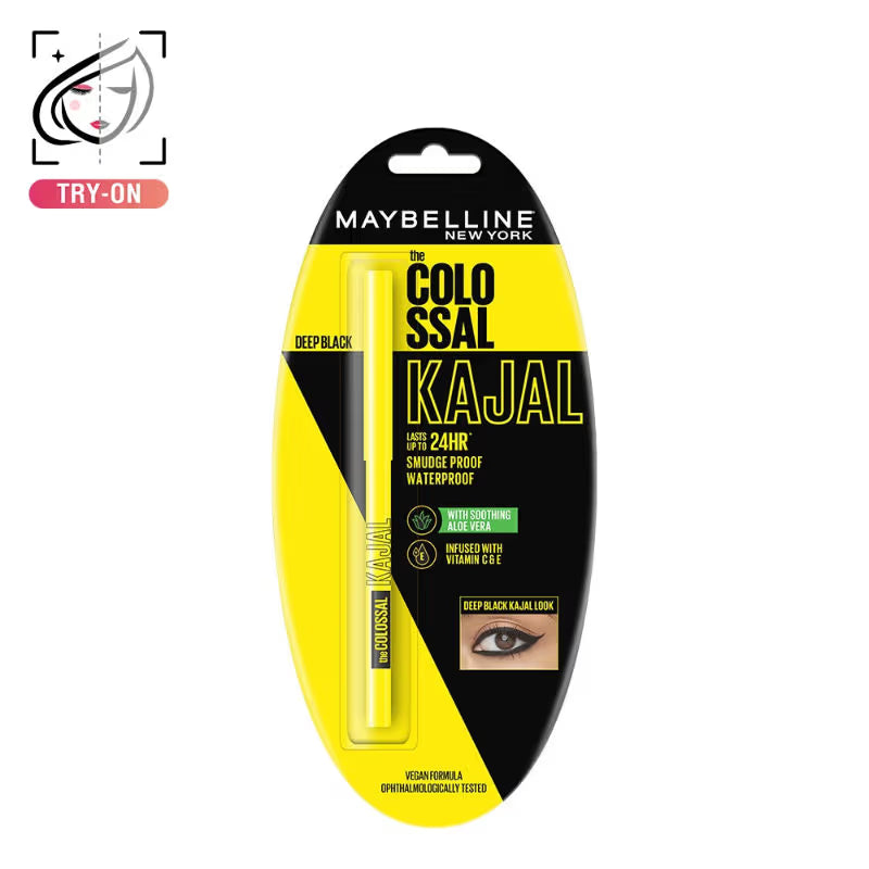 Maybelline New York Colossal Kajal, Black 1.0499999523162842 GRAM