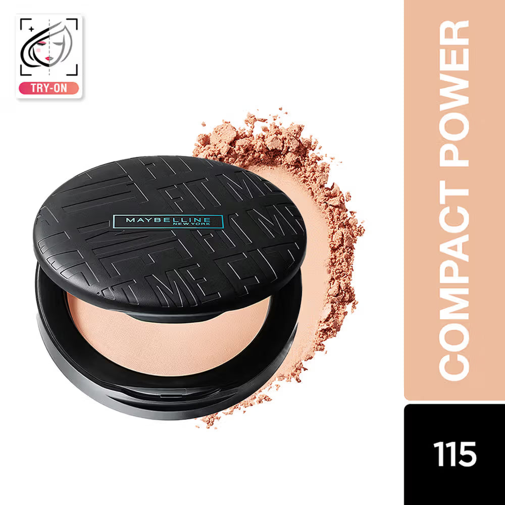 Maybelline New York Fit Me Matte + Poreless Compact Powder - 115 Ivory 12 MILLI_LITRE
