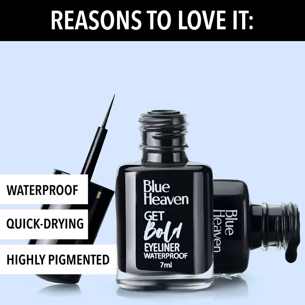 Blue Heaven Get Bold Matte Finish Eyeliner, Black 7 MILLI_LITRE