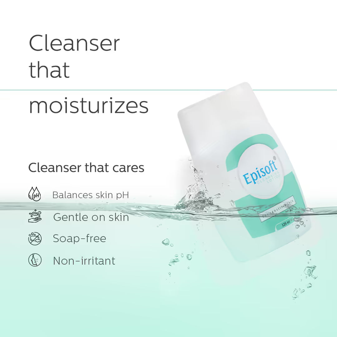 Episoft Cleansing Lotion For Sensitive Skin 125ml