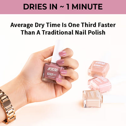 Nykaa Insta Dry Nail Enamel - 342 Flamingo Filter 9 MILLI_LITRE
