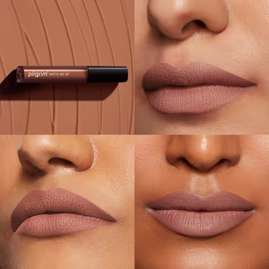 Pilgrim Matte Me Up Liquid Lipstick, Nude Feud 3 MILLI_LITRE