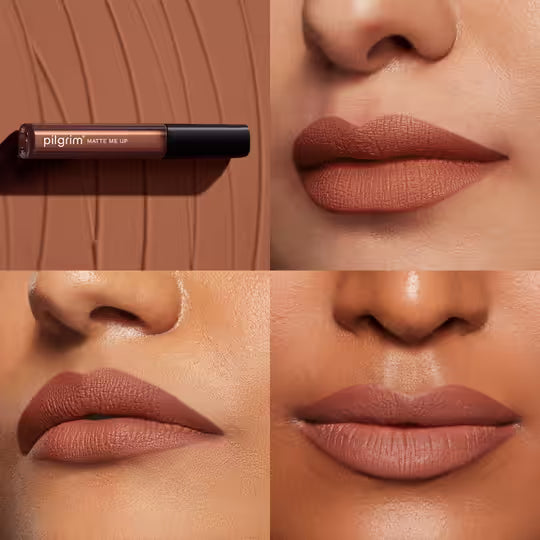 Pilgrim Matte me up liquid lipstick mocha muse 22 (3 MILLI_LITRE)