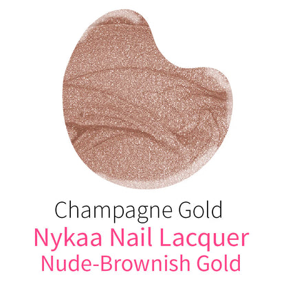 Nykaa Gold Rush Nail Lacquer Champagne 122 9 MILLI_LITRE