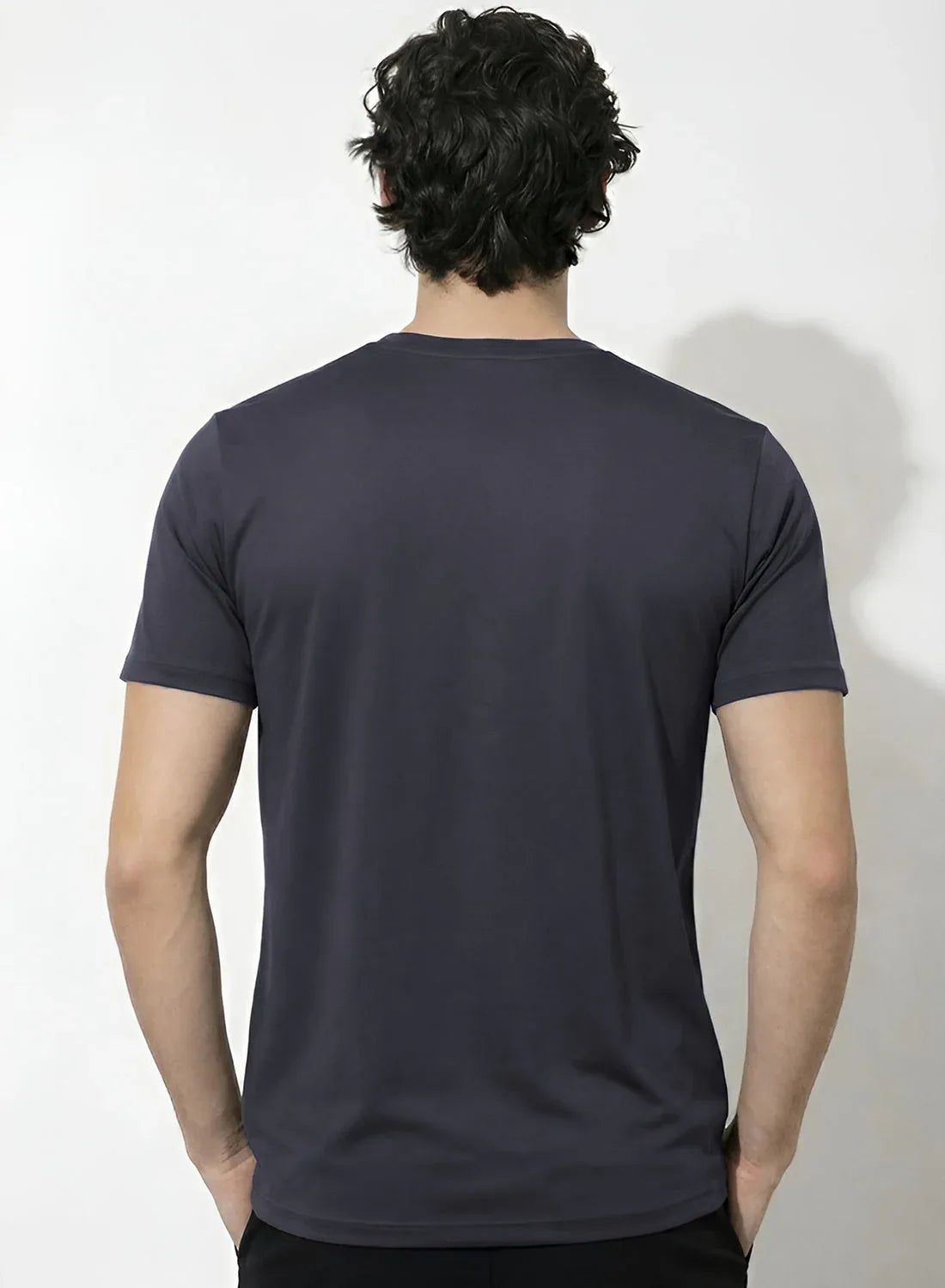 Adro Mens Badminton TShirt | Cotton Lycra | Regular Fit Tee | Sports Design T-shirt for Men | Printed T shirts for Men