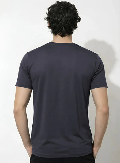 Adro Badminton Printed T-Shirt for Men | Cotton Lycra | 180 GSM Regular Fit | Sports Casual Tee | Printed Tshirt for Men|  Sports Stylish T shirt