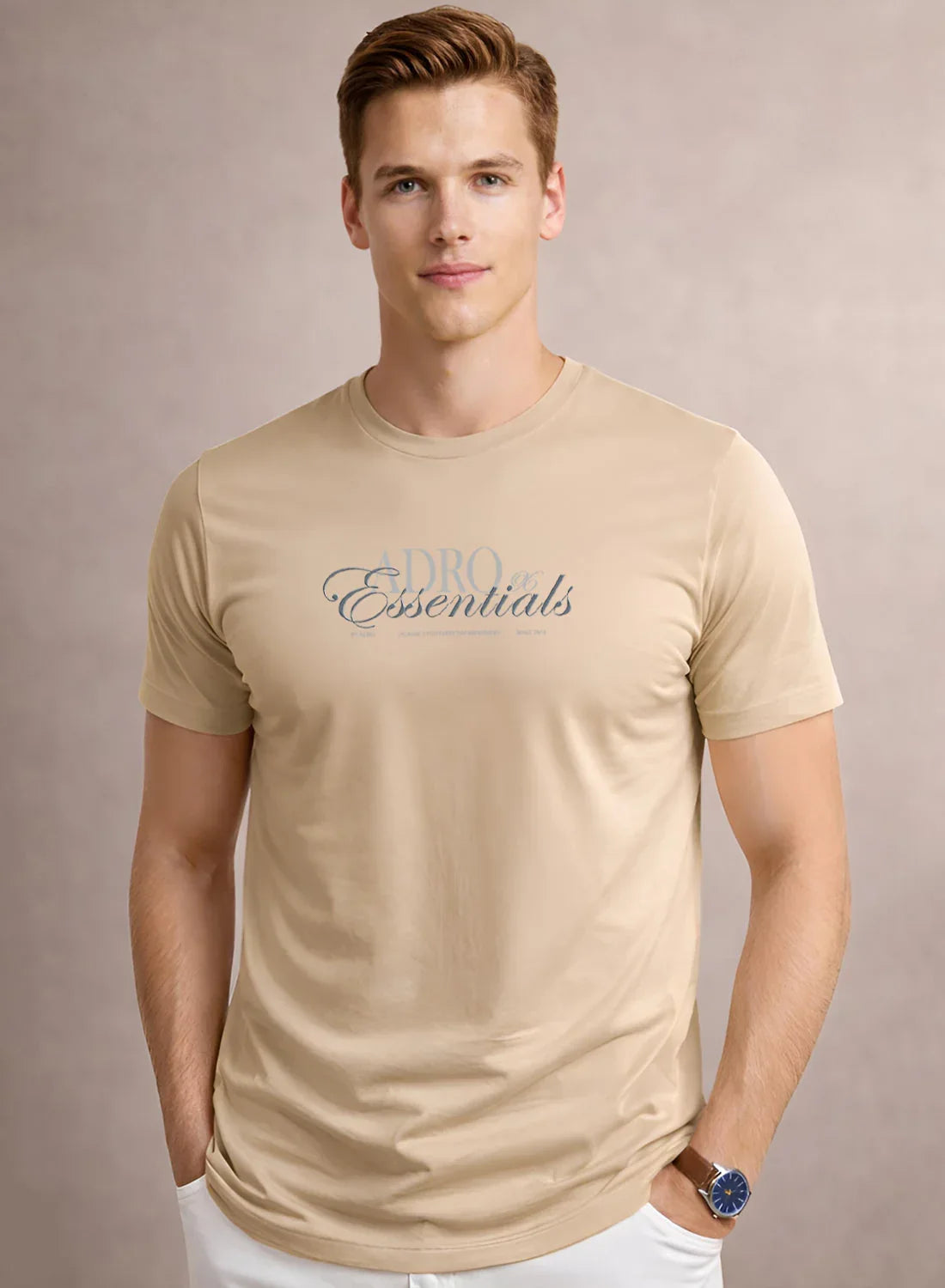 Adro Printed T Shirt for Men | 180 GSM Cotton Lycra | Regular Fit  Printed T-Shirt | Soft Breathable Fabric | Tshirts for men | Graphic Print Tee
