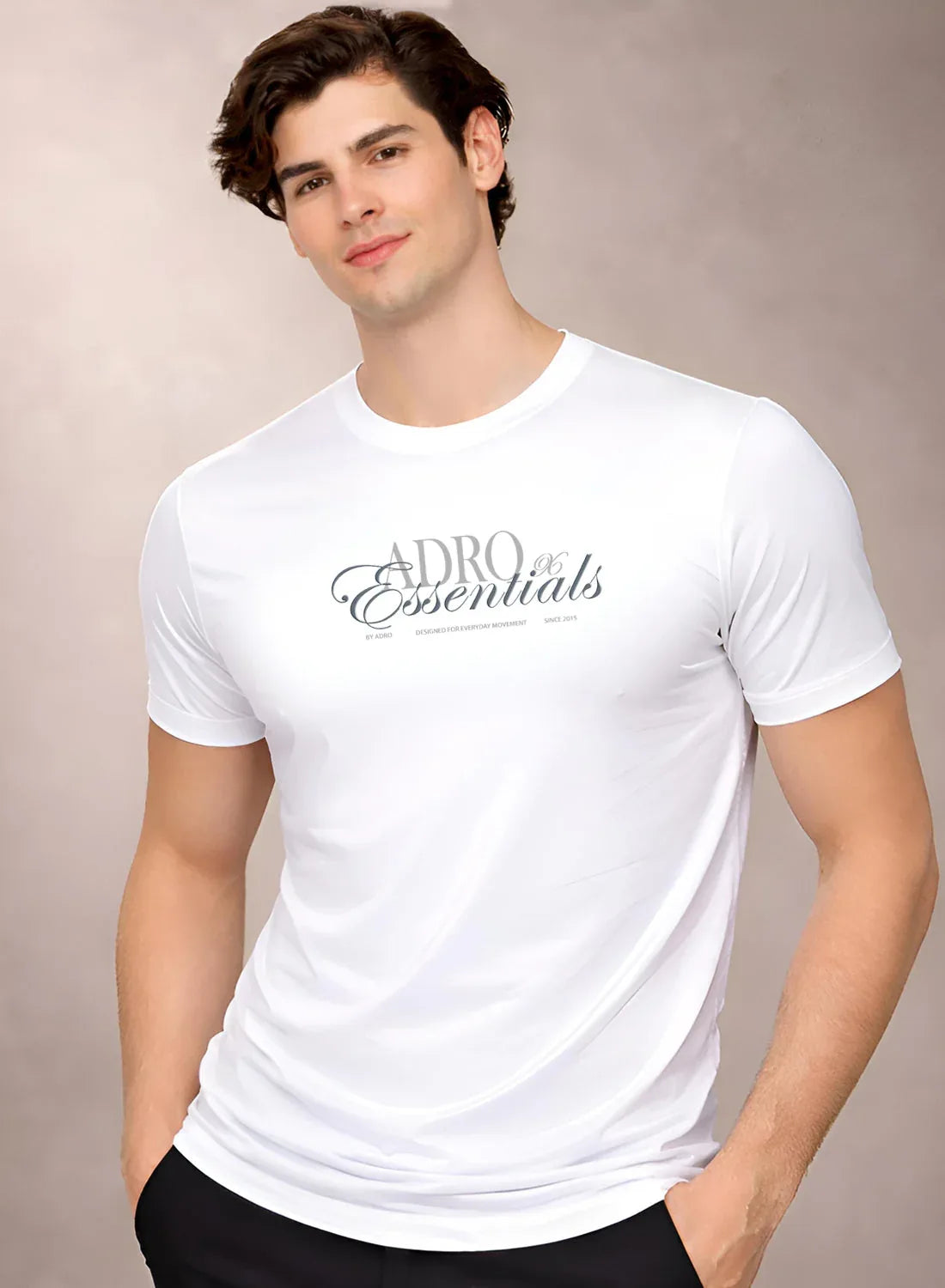 Adro Printed T Shirt for Men | 180 GSM Cotton Lycra | Regular Fit  Printed T-Shirt | Soft Breathable Fabric | Tshirts for men | Graphic Print Tee