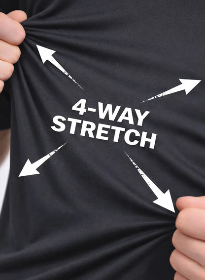 Adro Mens Badminton TShirt | Cotton Lycra | Regular Fit Tee | Sports Design T-shirt for Men | Printed T shirts for Men