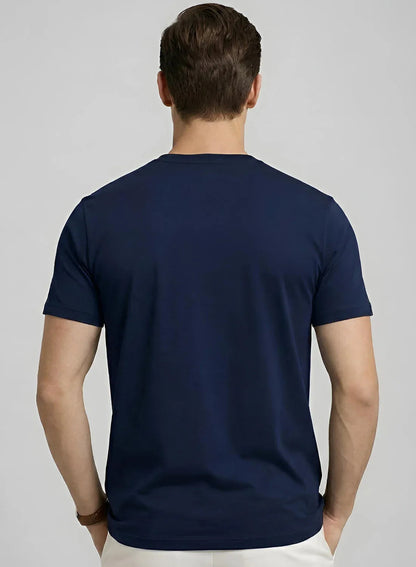 Adro Mens Printed TShirt | 180 GSM Cotton Regular Fit T-shirt | Lightweight Casual T shirt for Travel, Work From Home & Weekends