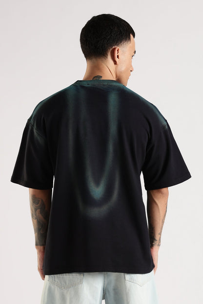 Adro Trendy Oversized Baggy Fit Drop Shoulder Tshirt in Tie & Dye Style