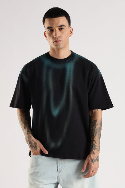 Adro Trendy Oversized Baggy Fit Drop Shoulder Tshirt in Tie & Dye Style