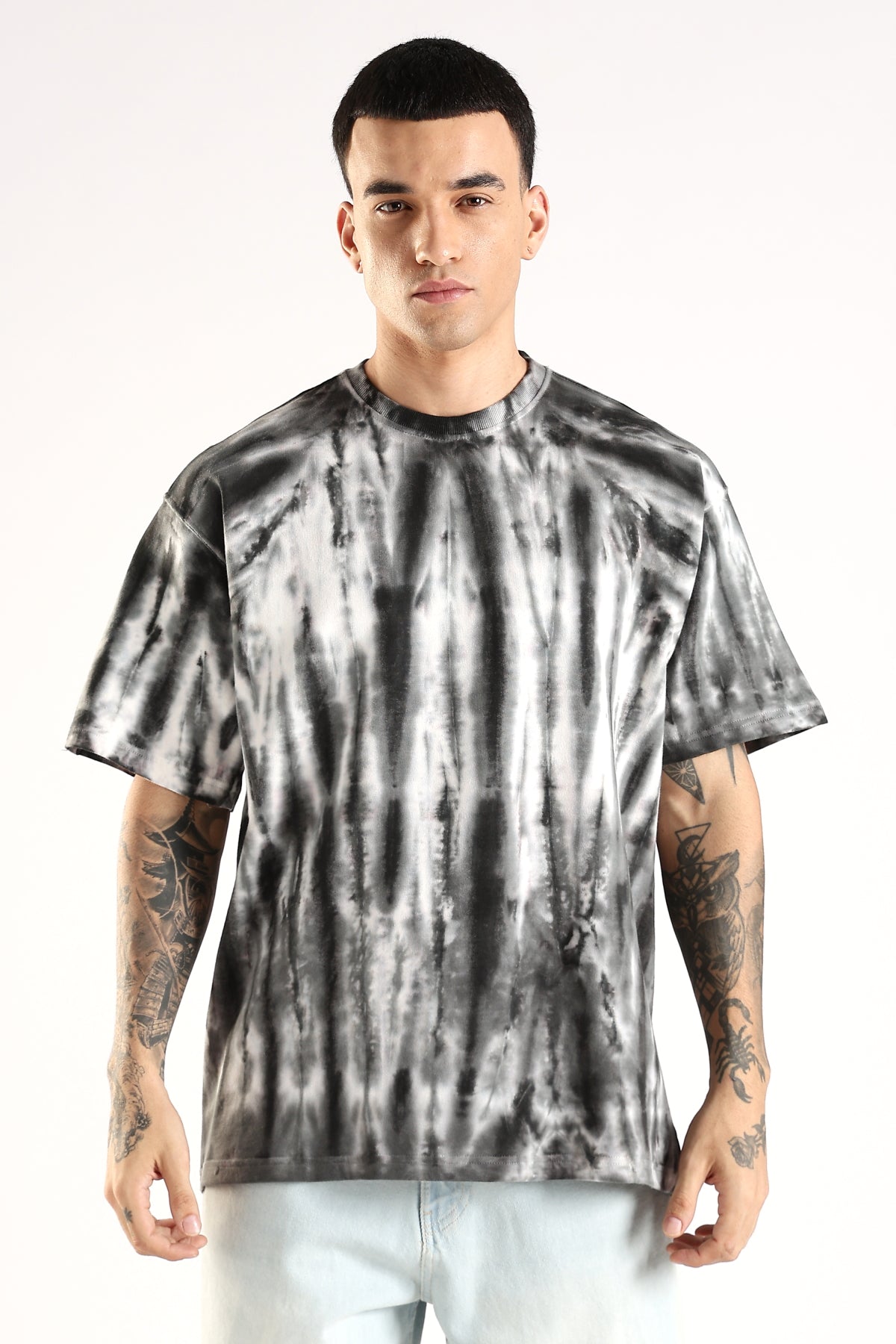 Adro Trendy Oversized Baggy Tshirt in Tie & Dye Style