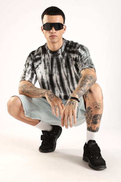 Adro Trendy Oversized Baggy Tshirt in Tie & Dye Style