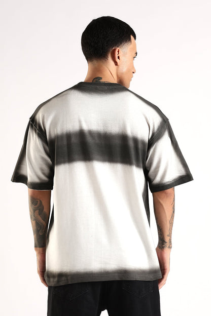 Adro Trendy Oversized Baggy Fit Drop Shoulder Tshirt in Tie & Dye Style