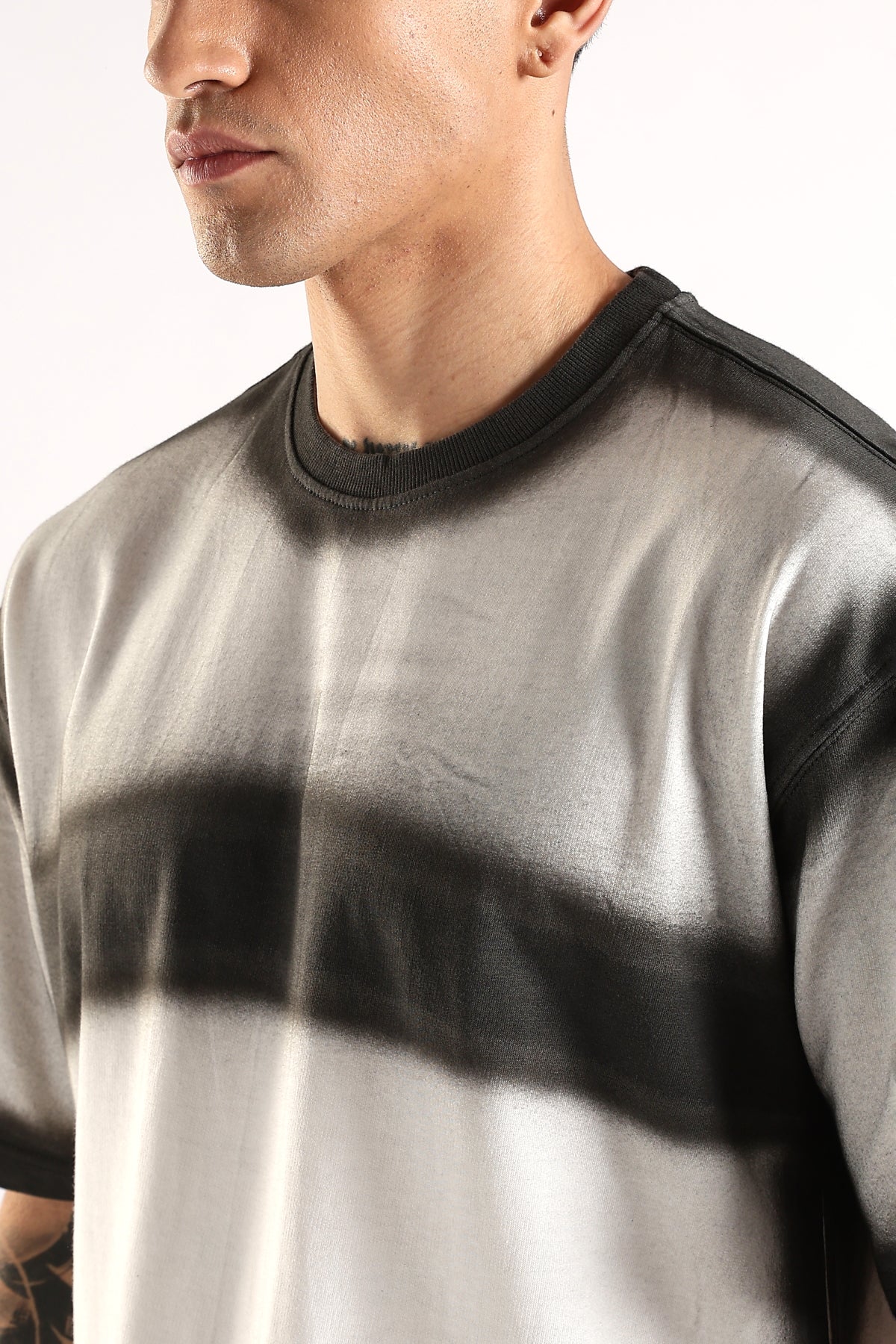 Adro Trendy Oversized Baggy Fit Drop Shoulder Tshirt in Tie & Dye Style