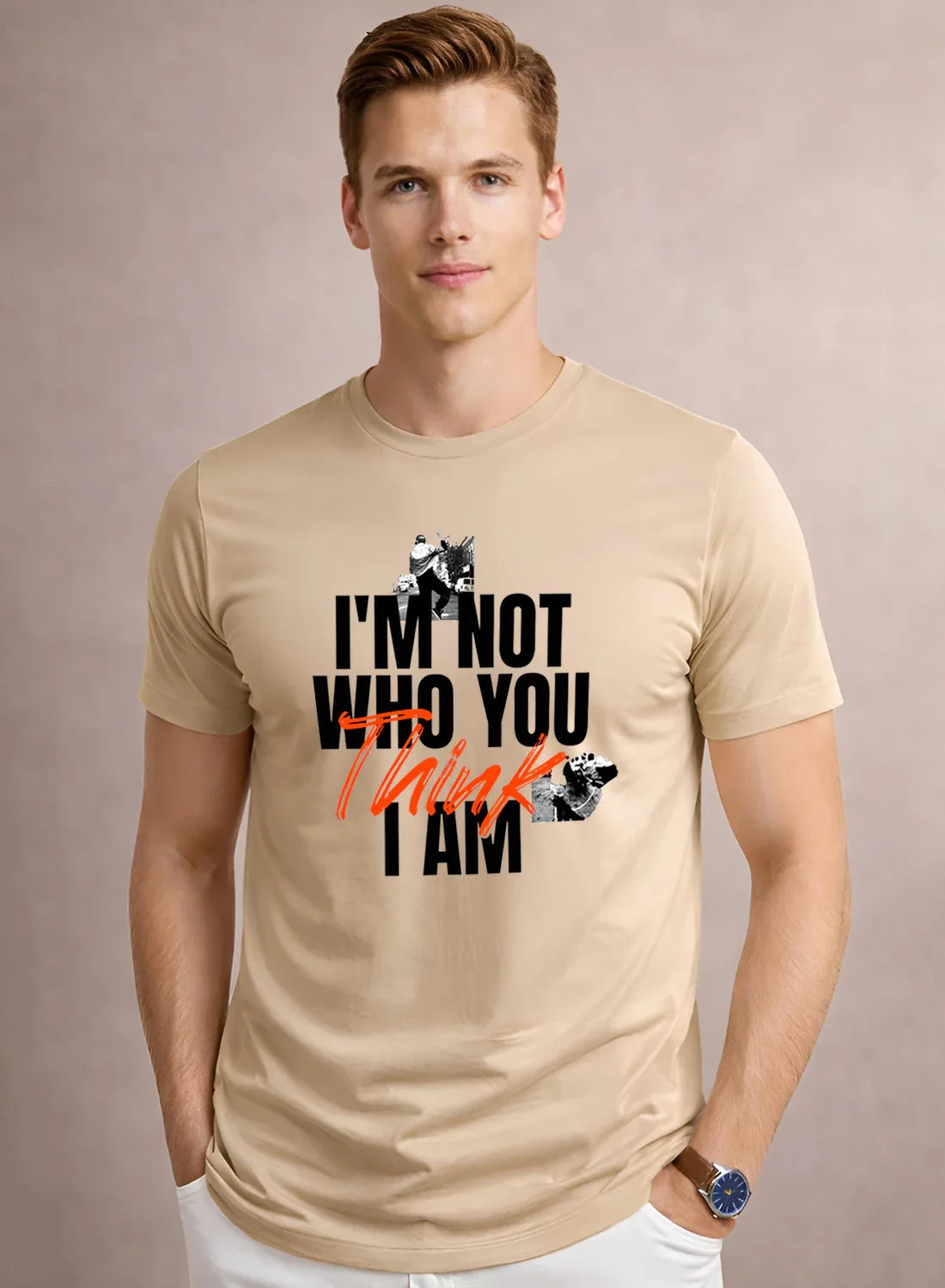 Adro Mens Printed T-Shirt | Cotton Regular Fit Streetwear Tshirt | Trendy Graphic Design Casual T shirt for College & Outings