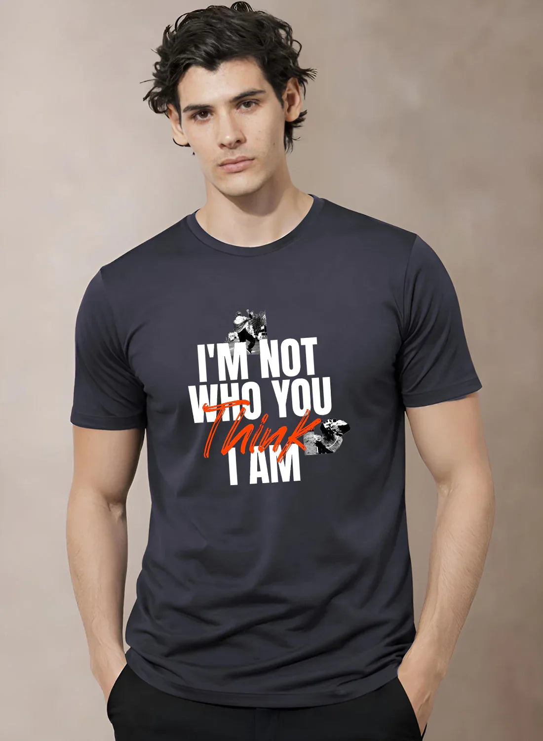 Adro Mens Printed T-Shirt | Cotton Regular Fit Streetwear Tshirt | Trendy Graphic Design Casual T shirt for College & Outings