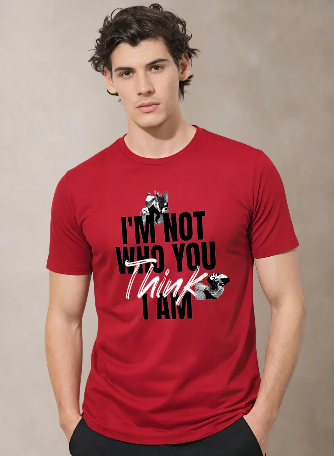 Adro Mens Printed T-Shirt | Cotton Regular Fit Streetwear Tshirt | Trendy Graphic Design Casual T shirt for College & Outings