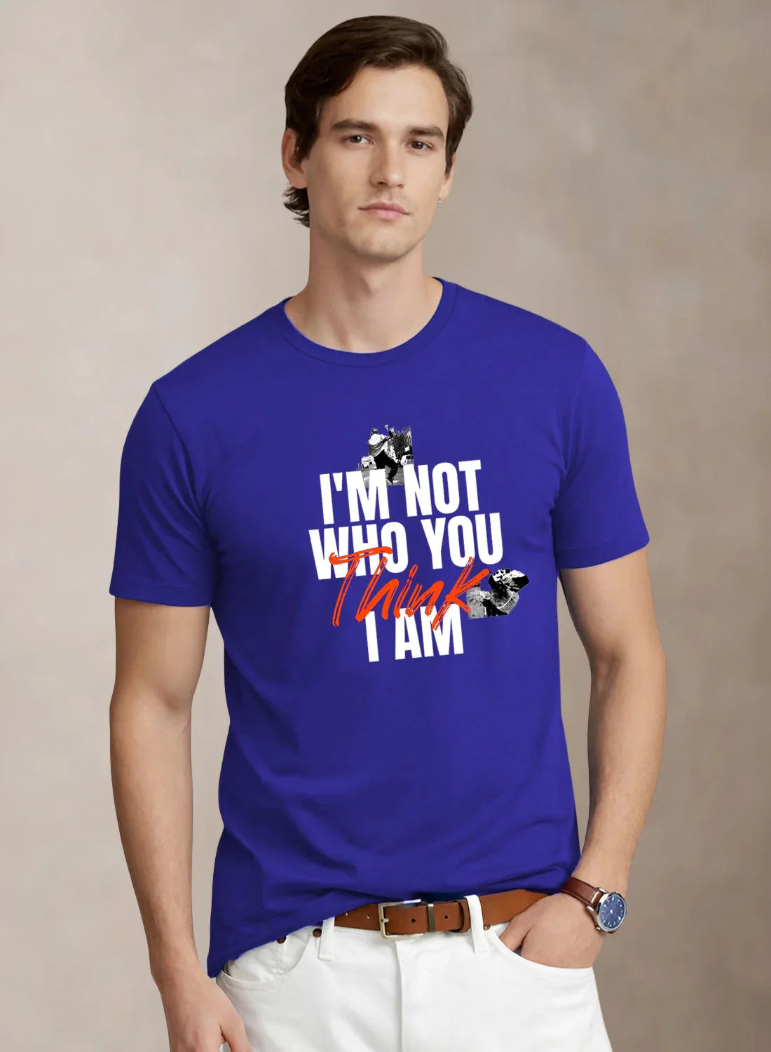 Adro Mens Printed T-Shirt | Cotton Regular Fit Streetwear Tshirt | Trendy Graphic Design Casual T shirt for College & Outings