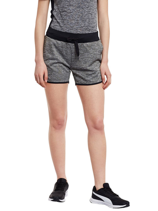 Women Black Solid Short AKTRWSO1270320-S