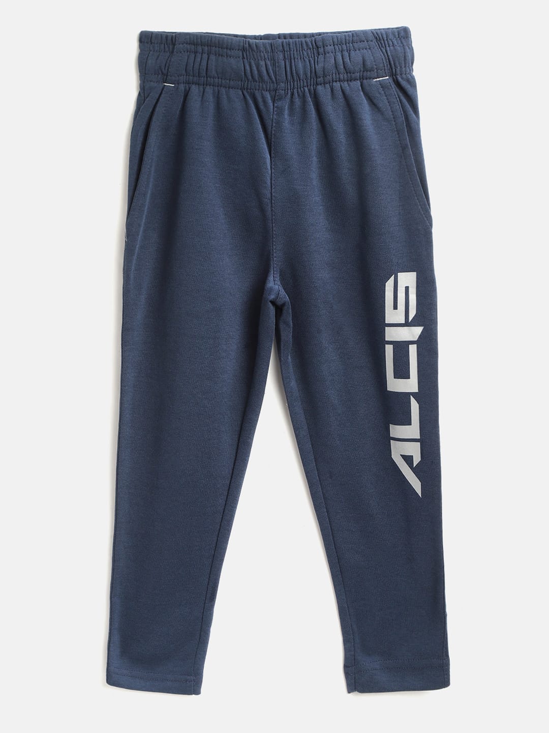 Alcis Boys Navy Blue Brand Logo Print Track Pants ALBPA003021-4Y