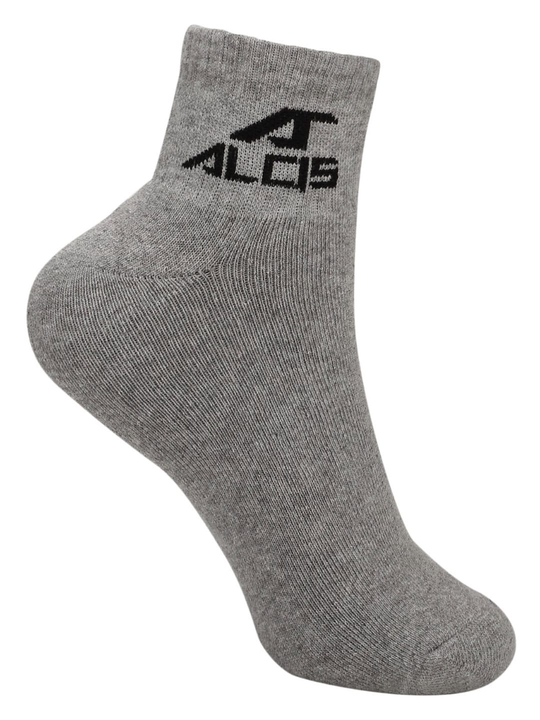 Alcis Men Grey Ankle Length Socks-Pack of 1 ALD1PCK02LGM-Free Size-Grey ALD1PCK02LGM-Free Size