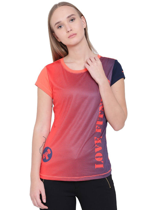 Alcis Women Orange Printed Top ALTWT134571-XS