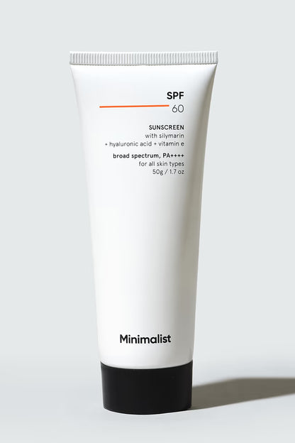 Minimalist SPF 60 PA++++ Sunscreen 50 GRAM