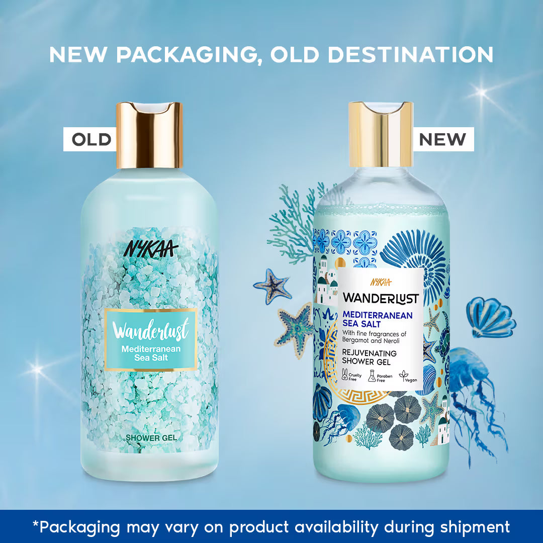 Nykaa Wanderlust Mediterranean Sea Salt Shower Gel 1 PIECE