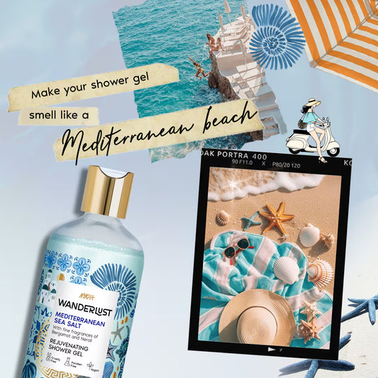 Nykaa Wanderlust Mediterranean Sea Salt Shower Gel 1 PIECE