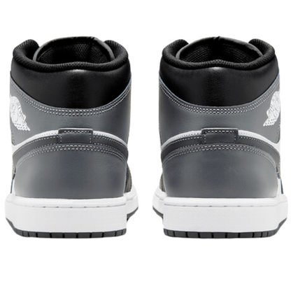Jordan 1 Mid Black white iron grey