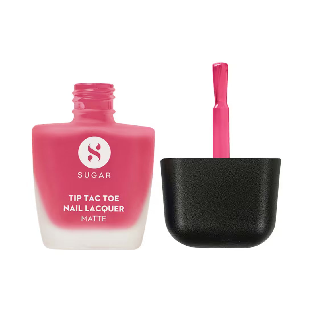 Sugar Cosmetics Tip Tac Toe Nail Lacquer Matte - 36 Magenta Maze 9 MILLI_LITRE