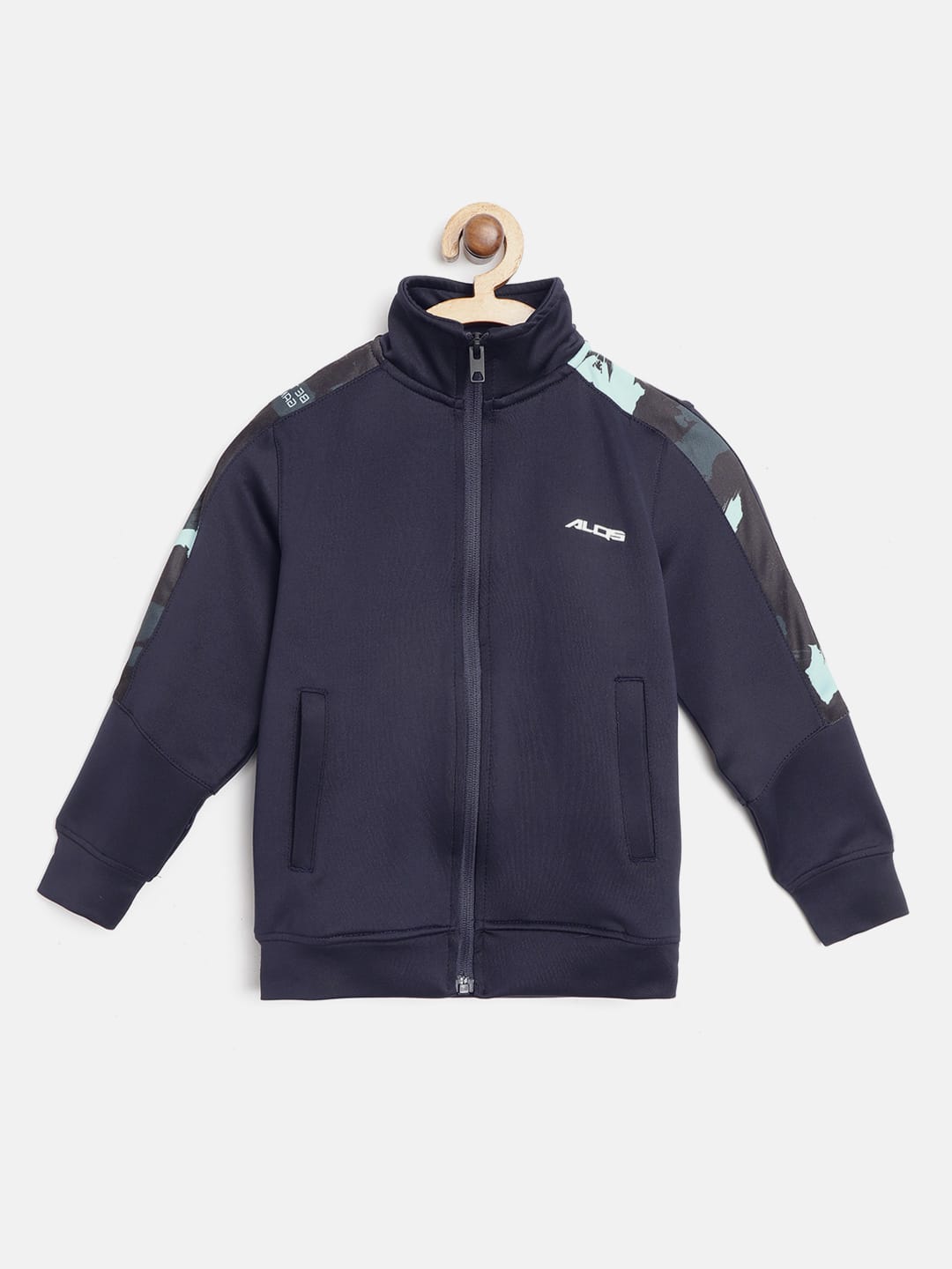 Alcis Kids-Boys Solid Navy Blue Sweatshirts BAA20E809400-4Y