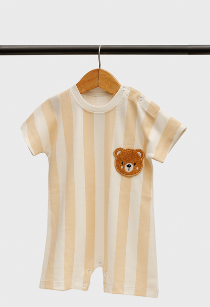 Bear & Stripes Romper Born Plus