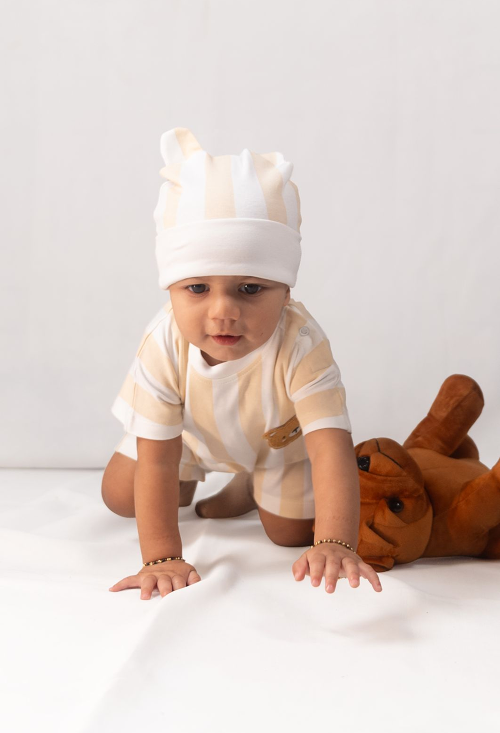 Bear & Stripes Romper Born Plus