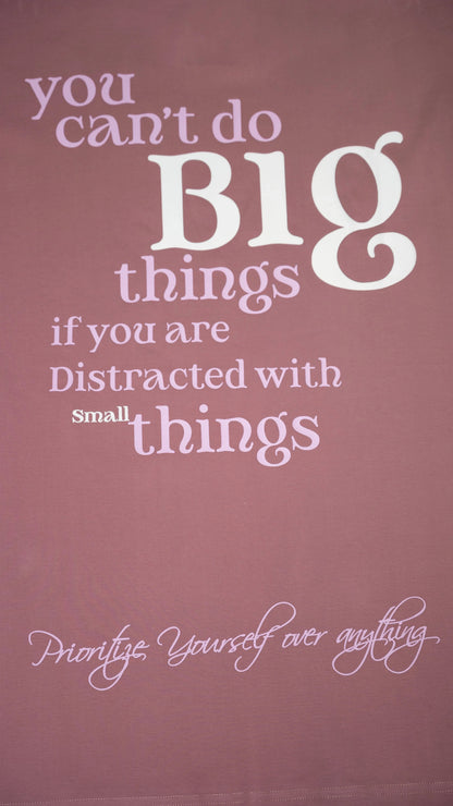 Stylstpls trendy oversized t-shirt for men and women with motivational quote design