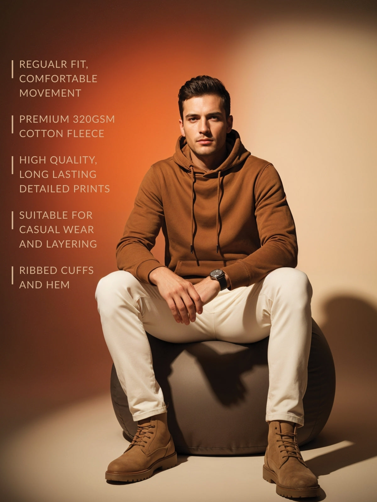 Cotton Poly Fleece Hoodie