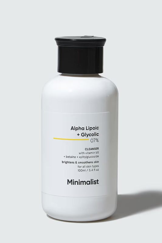 Minimalist 07% Alpha Lipoic + Glycolic Cleanser 100 MILLI_LITRE