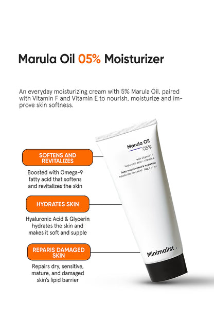 Minimalist 5% Marula Oil Face Moisturizer 50 GRAM