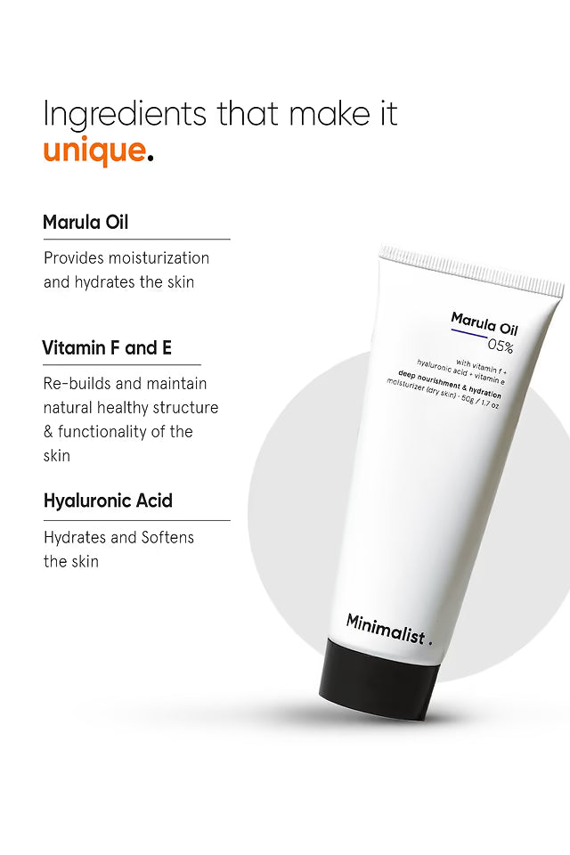 Minimalist 5% Marula Oil Face Moisturizer 50 GRAM