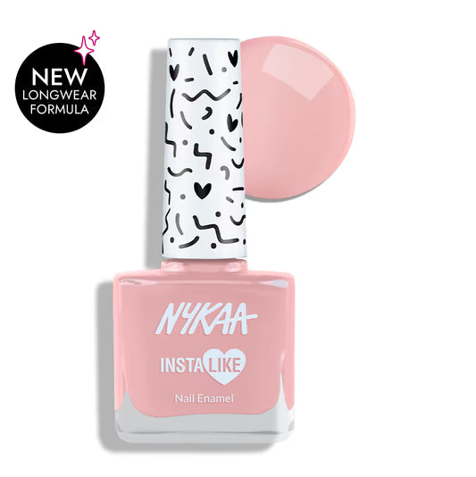 NYKAA Nail Enamel Parisian Pink 348 9 Ml