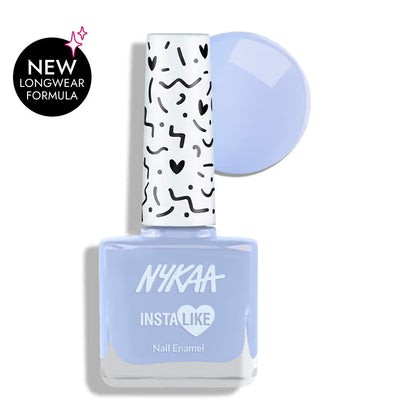 NYKAA Nail Enamel Blue Boomerang 359 9 Ml