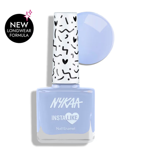 NYKAA Nail Enamel Blue Boomerang 359 9 Ml