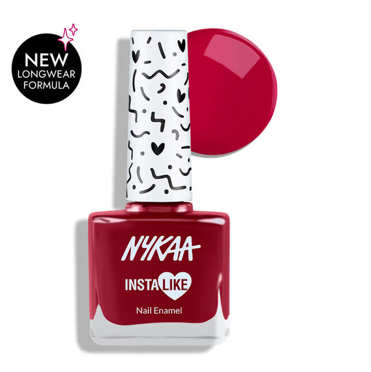 Nykaa INSTA LIKE Nail Enamel - Viral Red 365
