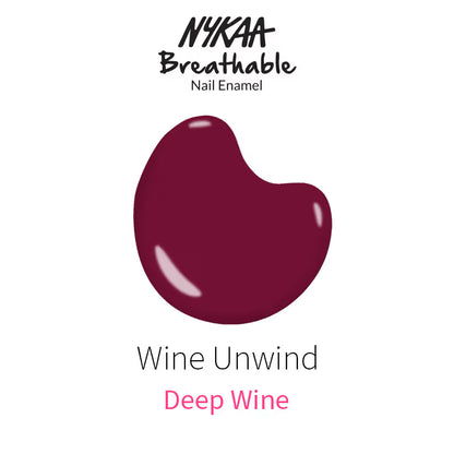 Nykaa Nail Enamel Breathable Nail - Wine Unwind 326 9 MILLI_LITRE