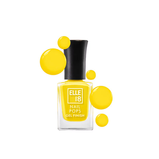 ELLE 18 NAIL POP GEL FINISH - Yellow G11 10 MILLI_LITRE