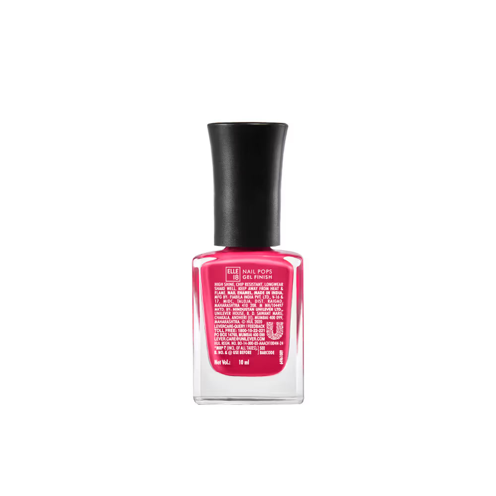 ELLE 18 NAIL POP GEL FINISH - G12 Pink 10 MILLI_LITRE
