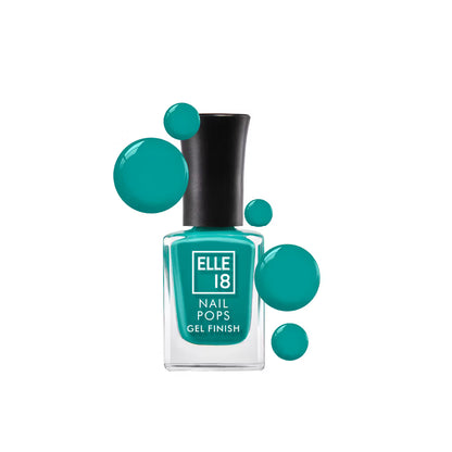 ELLE 18 Nail Pops Gel Finish Sea Blue G13 10 Ml