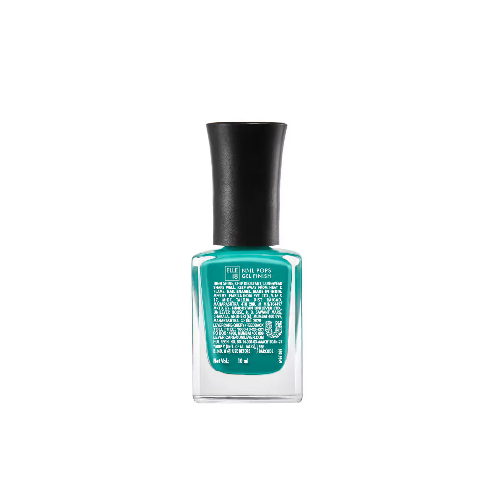 ELLE 18 Nail Pops Gel Finish Sea Blue G13 10 Ml